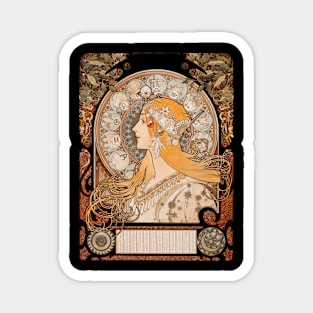 Godess woman vintage painting Magnet