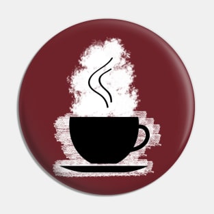 hot coffee in a warm coffee cup Pin