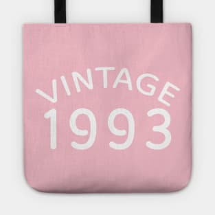 Vintage 1993 text design birthday tshirt tee clothing stickers Tote