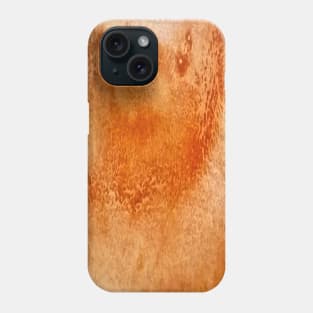 Orange watercolor gradient  design Phone Case