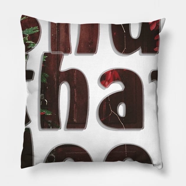 Shut that door Pillow by afternoontees