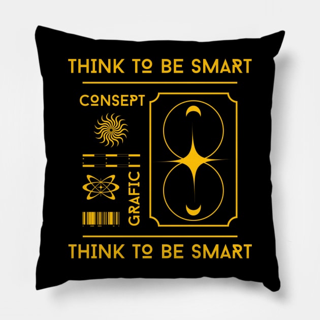 be smart Pillow by bahullah_art