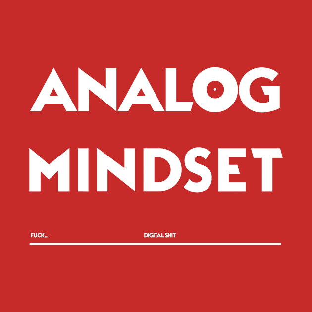 Analog Mindset text design by Producer