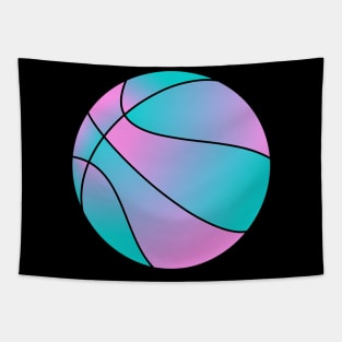 Miami Vice basketball illustration Tapestry