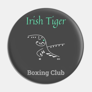 Irish Tiger - light on dark Pin