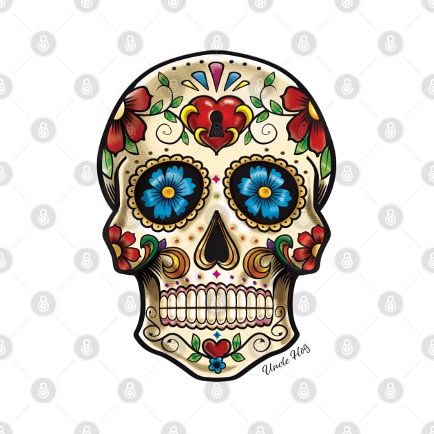 candy skull Tattoo style image by Cimbart