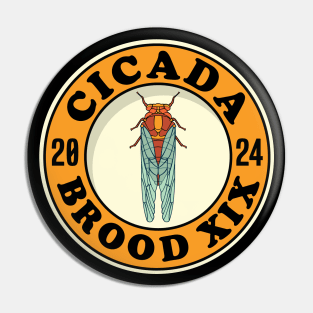 Cicada Brood XIX Pin