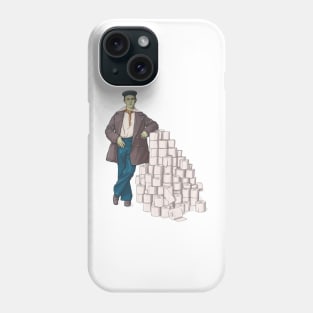 Captain toilet paper Phone Case