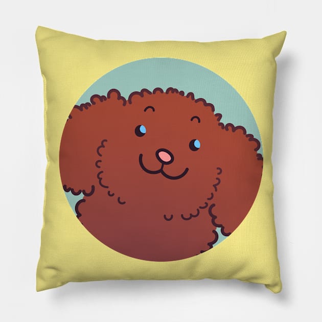 Poodle! Pillow by Abbilaura