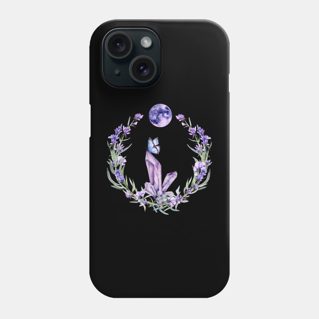 Amethyst Garden Phone Case by LylaLace Studio