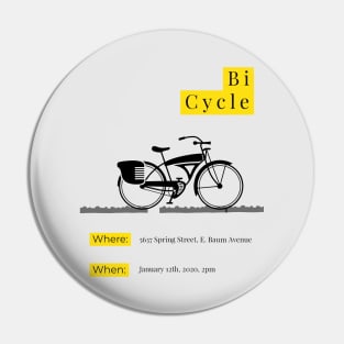 Classic Bycicle Style Pin