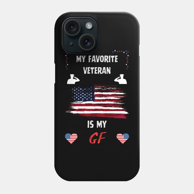 veteran girlfriend Phone Case by vaporgraphic