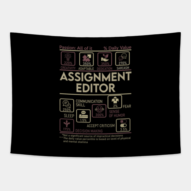 Assignment Editor T Shirt - Multitasking Daily Value Gift ...