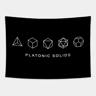 Platonic Solids - 5 Tapestry