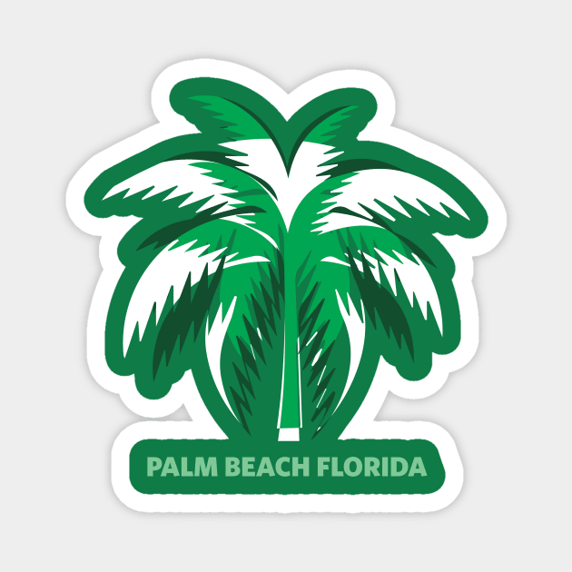 Palm beach Florida Magnet by dddesign