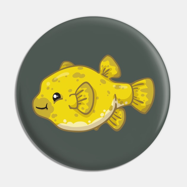 Blackspotted Puffer Pin by bytesizetreasure