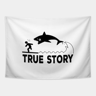 FREE WILL OF SHARK Tapestry