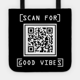 Good Vibes QR Code Tote