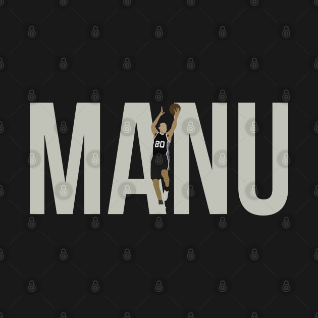 Manu Ginobili - San Antonio Spurs by xavierjfong
