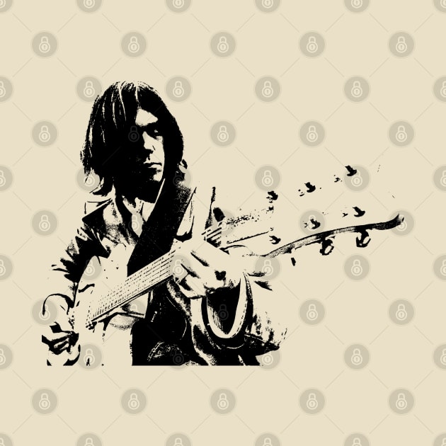 Neil Young  // Vintage Style Design by Indanafebry