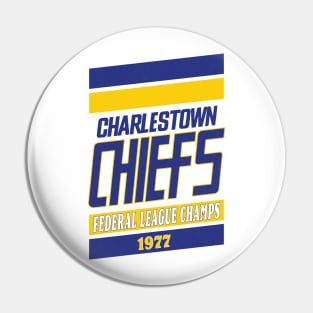 Slap Shot Charlestown Chiefs Hockey 1977 Pin