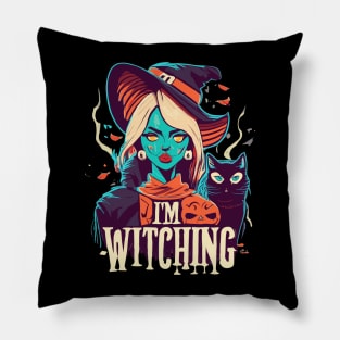 Im witching halloween Pillow