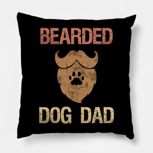 Bearded Dog Dad Pillow