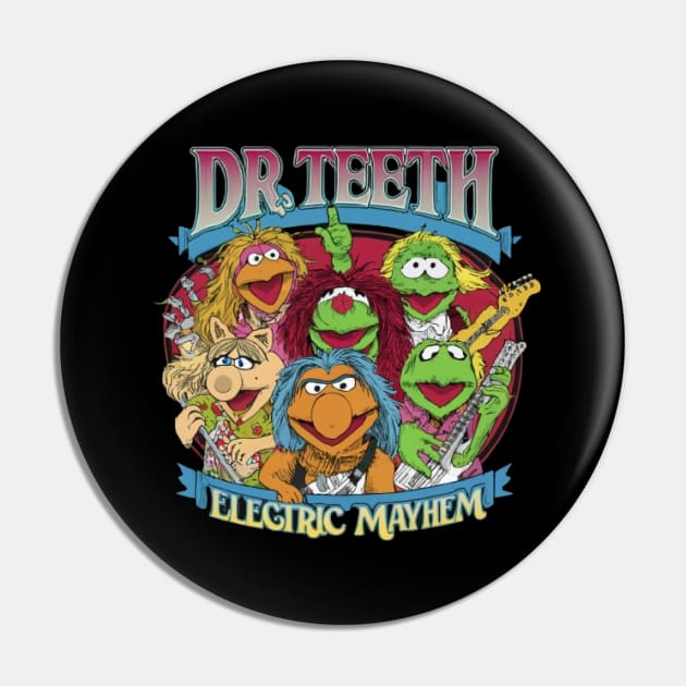 Dr Teeth and Electric Mayhem Pin by DIGITAL MERCH CREATIONS