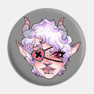 Pastel monster boy Pin