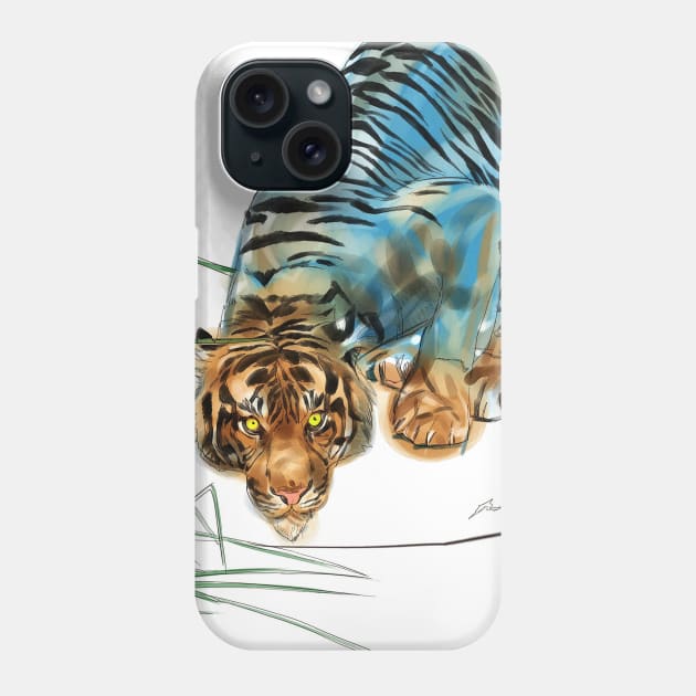 Tiger Phone Case by Toby Wilkinson