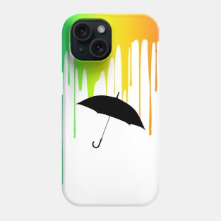 The Umbrella Academia - umbrella and colored rain | Number five Phone Case