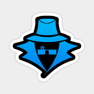 Mr. Eye: A Cybersecurity/Anonymity Icon (Blue) Magnet