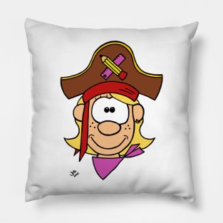 A school pirate Pillow