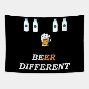 Be different Beer Milk Tapestry