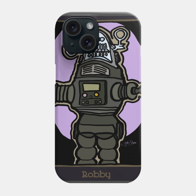 Robby the Robot Phone Case by JSnipe