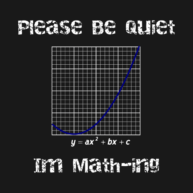 Please Be Quiet I'm Mathing by DANPUBLIC