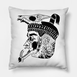 Aztec Warrior Pillow