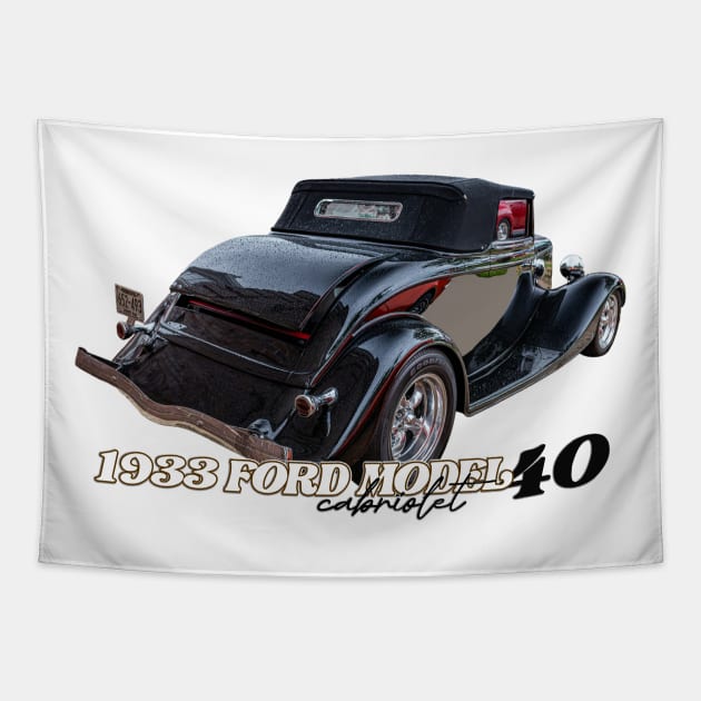 1933 Ford Model 40 Cabriolet Tapestry by Gestalt Imagery