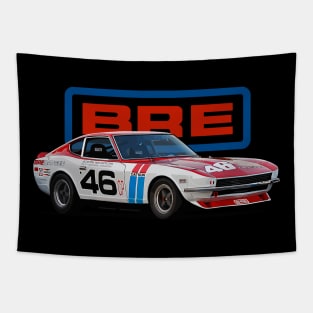 BRE DATSUN 240z - Classic Car Champion Tapestry