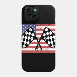 American Flag | Race Car Racing Gift Phone Case