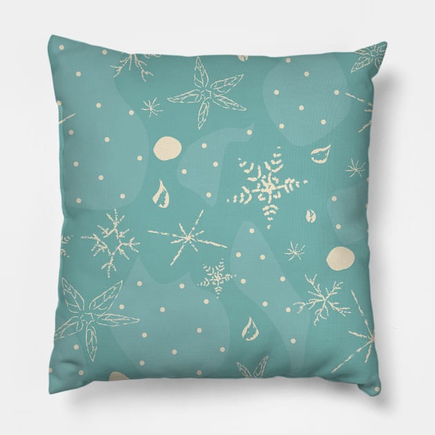 Winter Pattern Pillow by Kristina Stellar Scandinavian Land