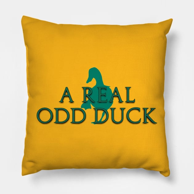 The Weekly Planet - Just a Real Odd Duck Mate Pillow by dbshirts