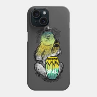 Bear with drum Phone Case