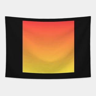 Orange-yellow fiery ombre gradient Tapestry