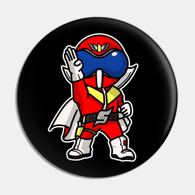 AkaRanger Himitsu Sentai Gorenger Goranger Pin by The Toku Verse