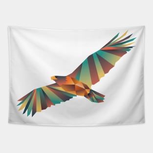 Eagle Geometric Gradient Tapestry