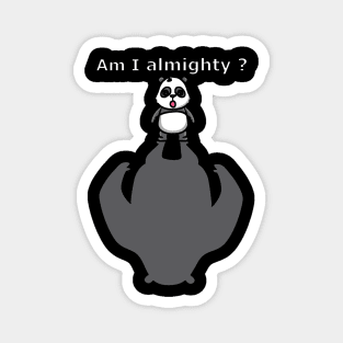 A mighty little Panda II Magnet