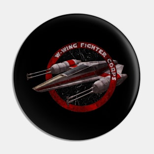 W - WING FIGHTER CORPS Pin