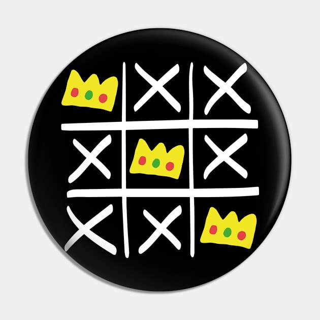 Funny Mcyt Gaming Valentines Day Gift, Ranboo My Beloved, Ranboo Fan Gift - Tic Tac Toe Pin by EleganceSpace