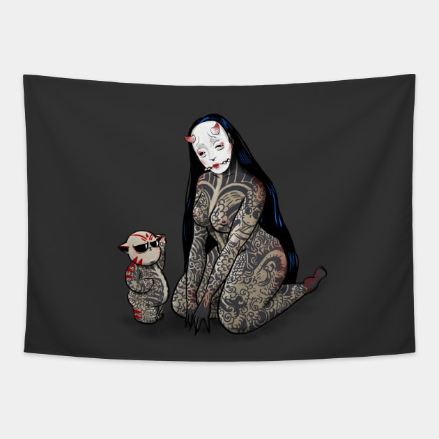 Yokai Tapestry by SaraWired